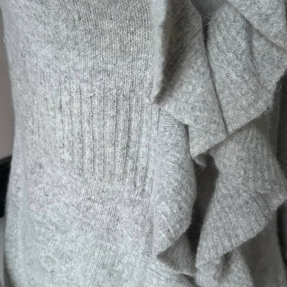 Gorgeous Boho Wool Blend Asymmetrical Cardigan - Size Small - Picture 2 of 11